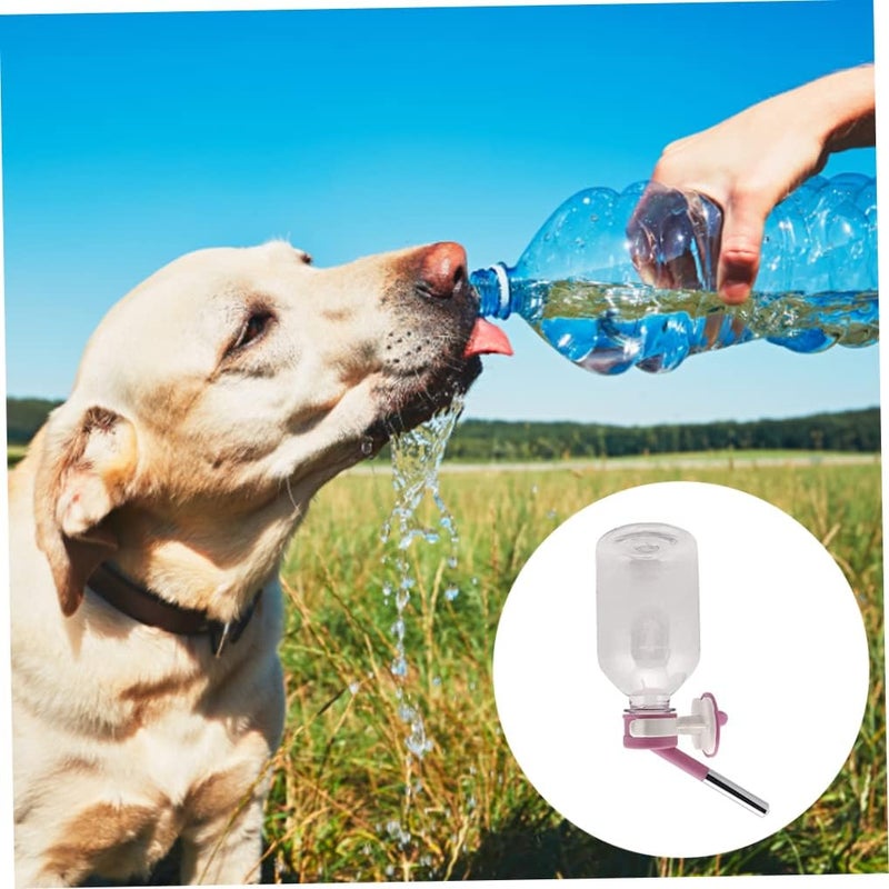 woobles Pet Crate Drinker, No Drip Guinea Pig Water Bottle, Small Animal Wire Cage Dispenser Waterer, Leak-Proof Nozzle Pet Crate Drinker Bunny Ferret Hamster Critter - Image 1